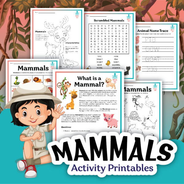 Mammals Activity Printables