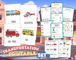 Transportation Printables for Kids