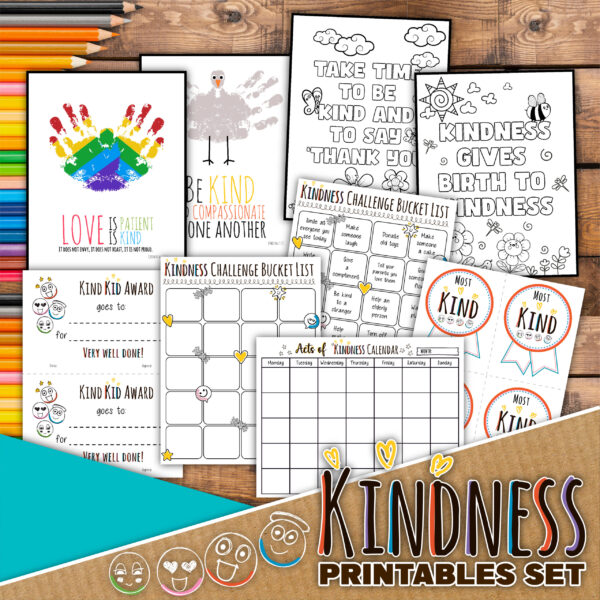 Kindness printables for kids